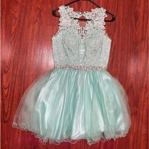 Elizabeth K Teal Dress